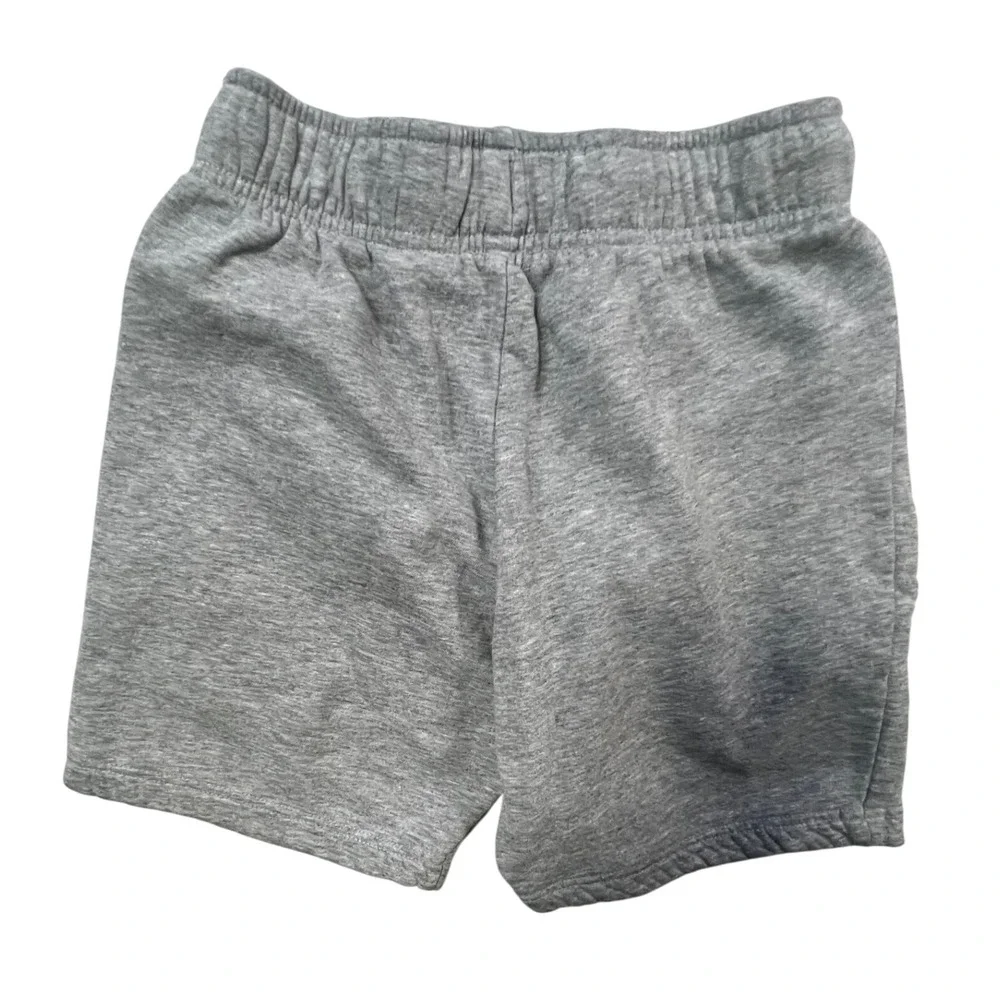 Kids Gray‎ Sweat Shorts Medium 7-8 Embossed Athletic Iowa Hawkeyes J4